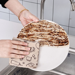 Wood Fiber Reusable Cleaning Towel