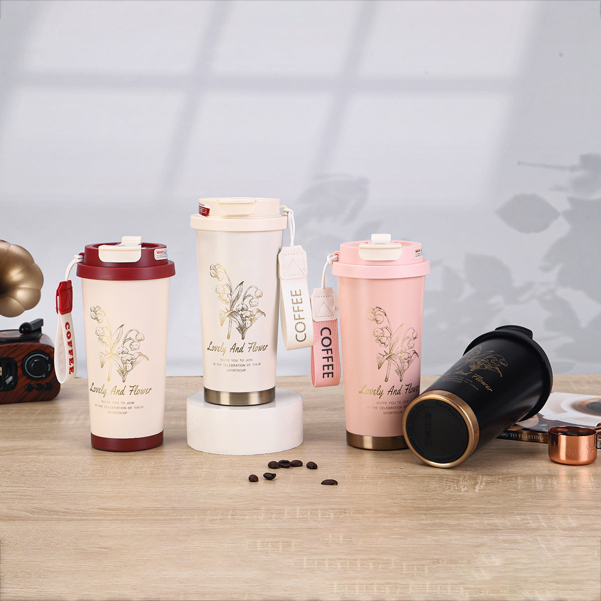 Floral Insulated Cup