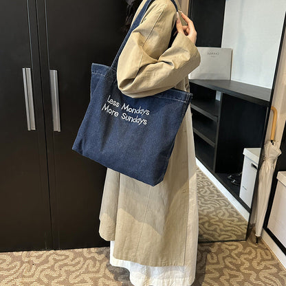 Denim Tote Bag