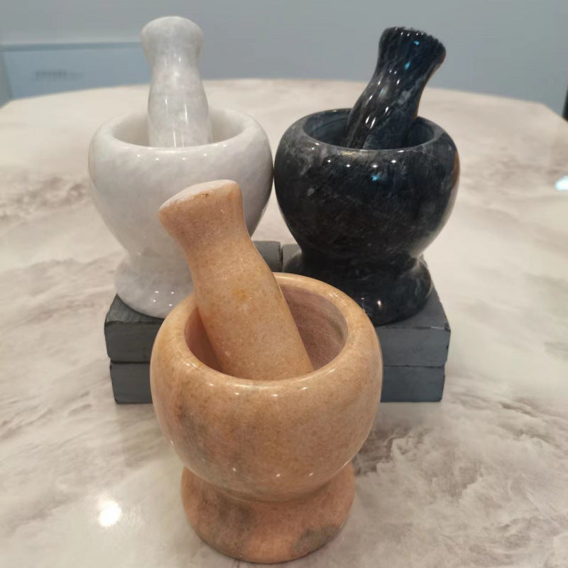 Marble Mortar & Pestle Set