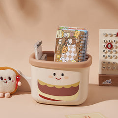 Cute Hamburger storage Bucket (Pack Of 2)