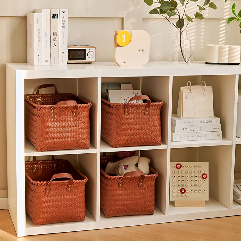 Rustic Woven Storage Basket