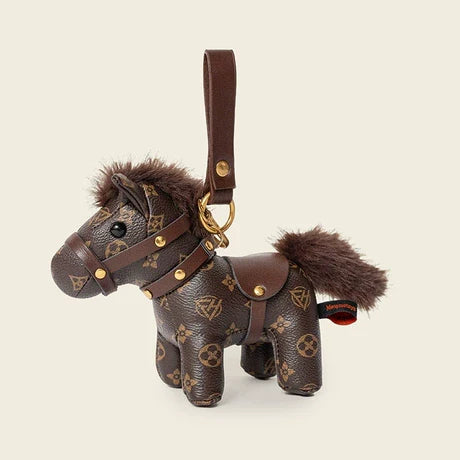 Leather Pony Doll Keychain