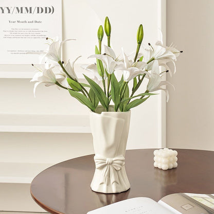 Ceramic Bow Knot Vase