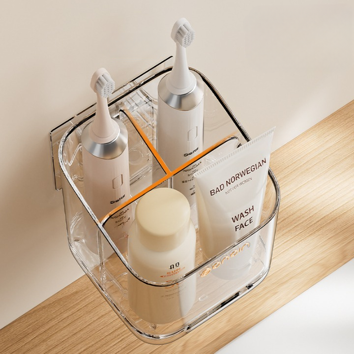 Detachable wall-mounted storage box