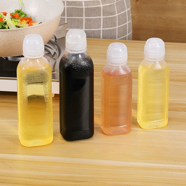 Transparent Sauces Bottle (500 ml)