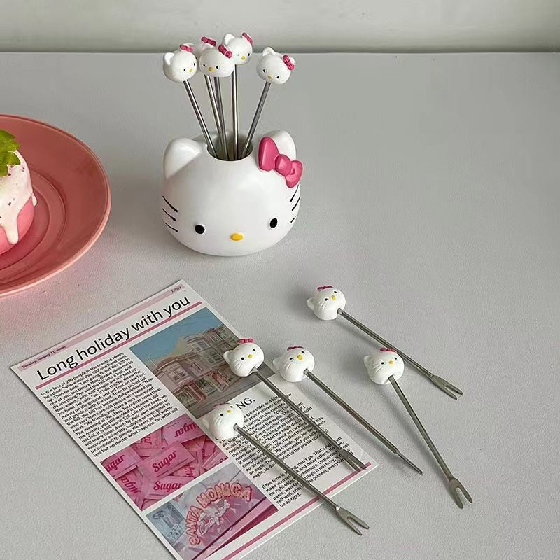 Kitty Fork Set