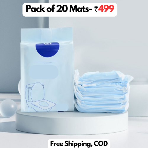 Disposable Toilet Mat (Adhesive)