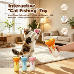 Interactive Teaser Plush Ball Toy