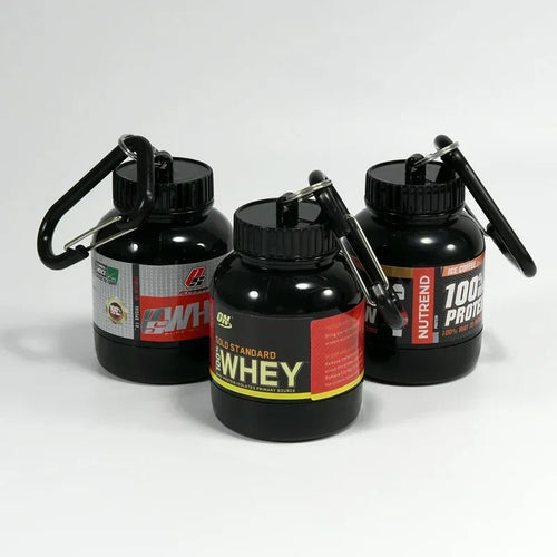 Protein Powder Bottle Keychain