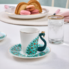 Classy Peacock Tea Set