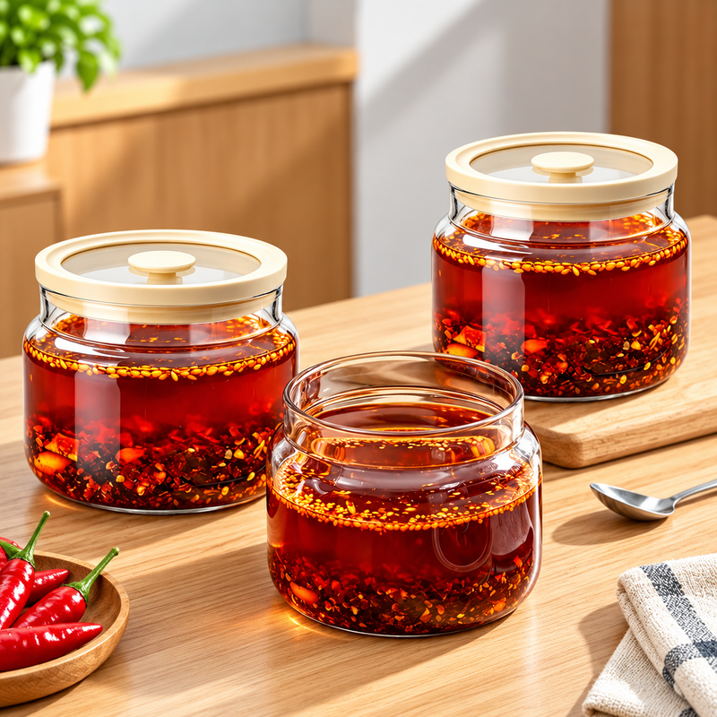 Airtight Transparent Glass jars