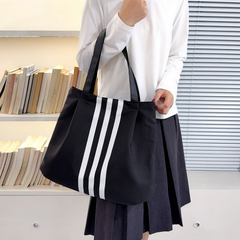 Trendy Striped Tote Bag