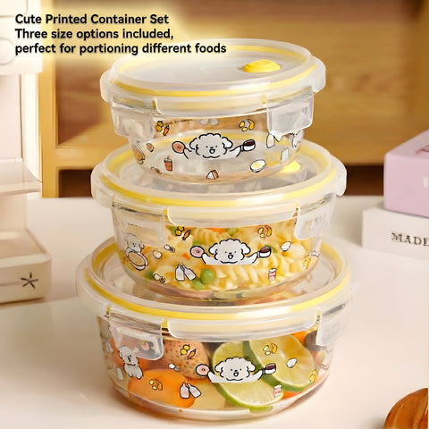 Cute Printed Container Set
