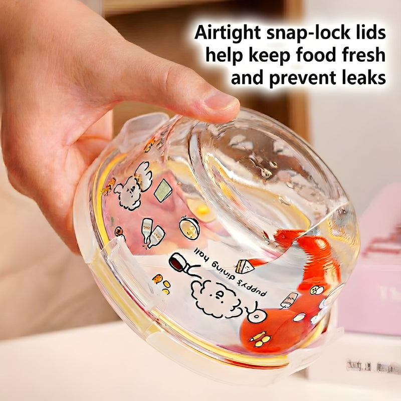 Cute Printed Container Set