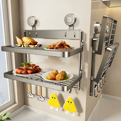 Double Layer Kitchen Storage Rack
