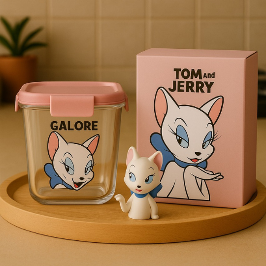 Tom & Jerry Glass Jars – Multiple Character Choices