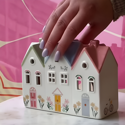 Pastel House Incense Burner
