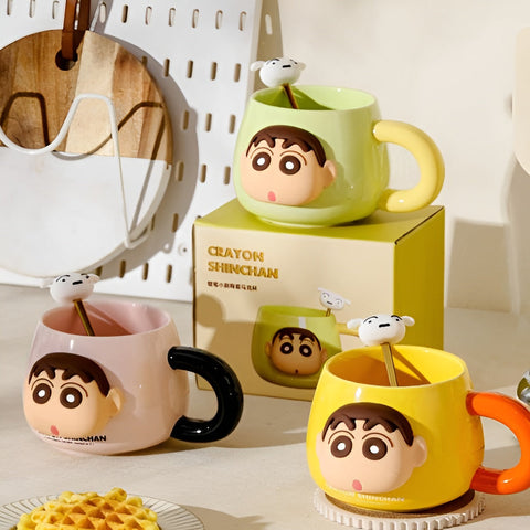 Shinchan Cup With Shiro Spoon
