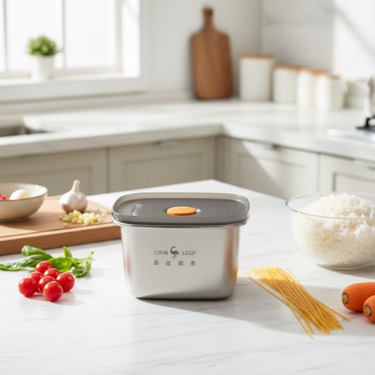 Steel Food Storage Box – Fridge & Freezer Friendly