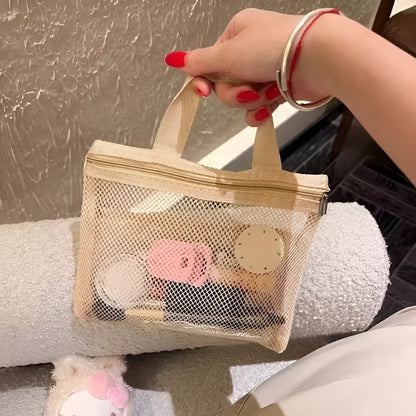 Mesh Cosmetic Handbag