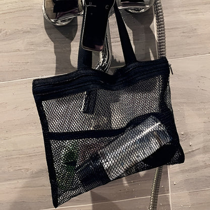 Mesh Cosmetic Handbag