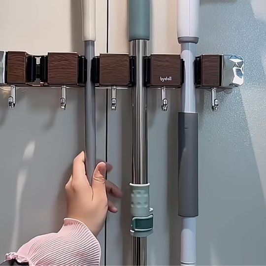 Wall Mounted Broom Holder