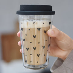 Glass Cup With Lid
