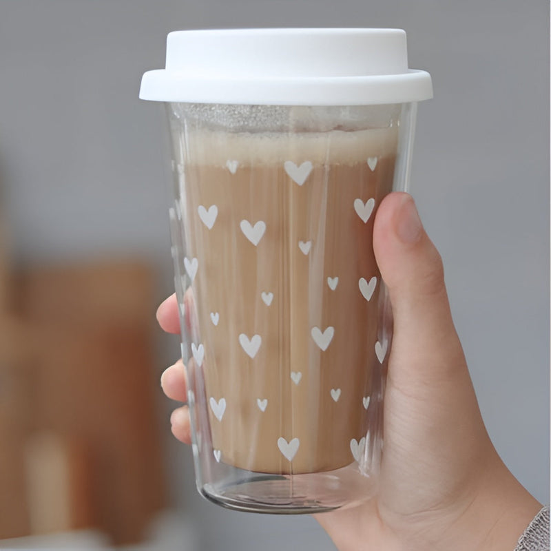 Glass Cup With Lid