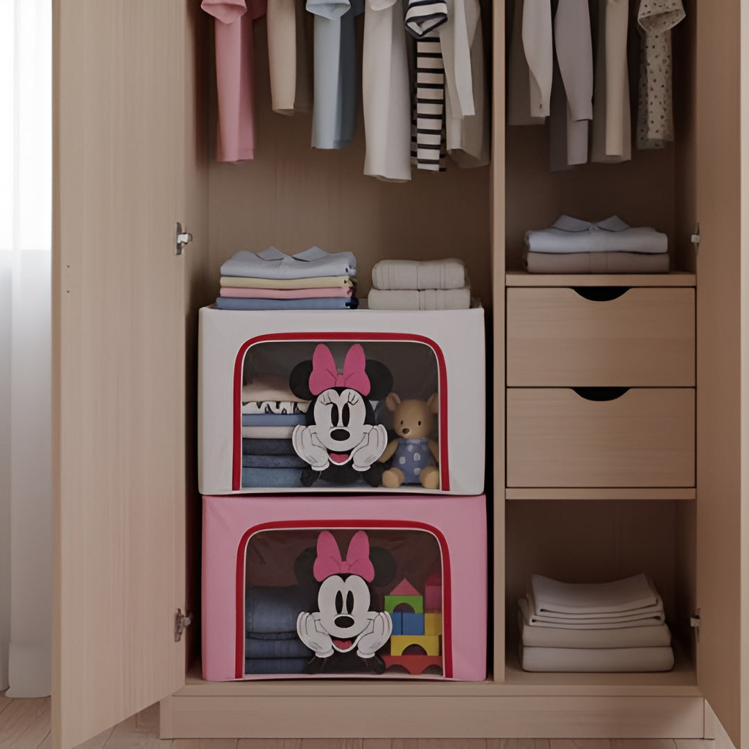Disney Clothing Storage Box – Durable Fabric Material
