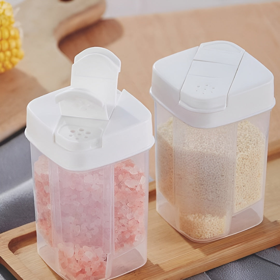 Double Lid Storage Jar