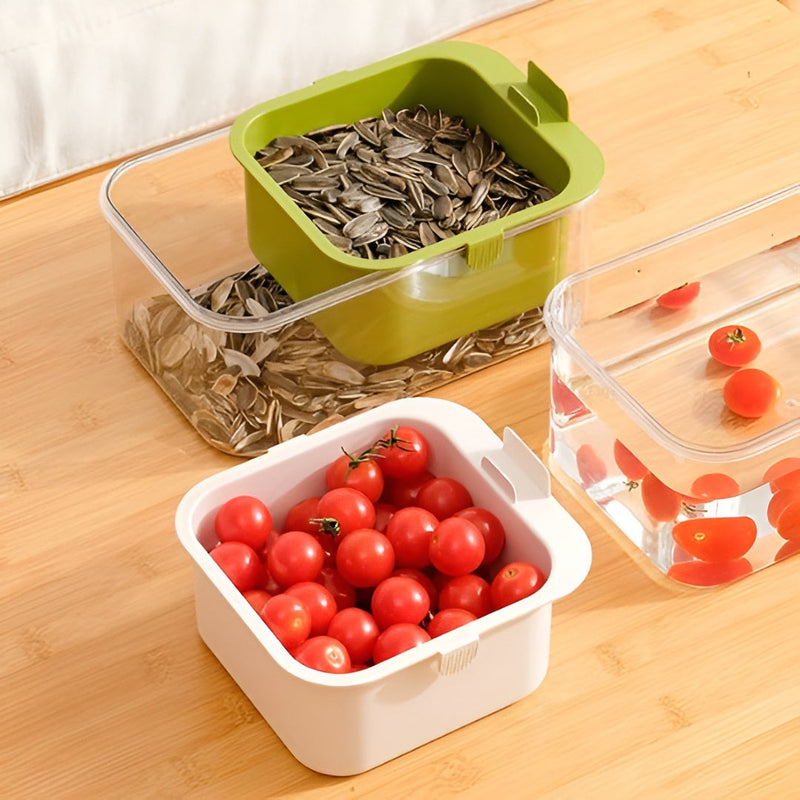 Drainable Food Storage Box