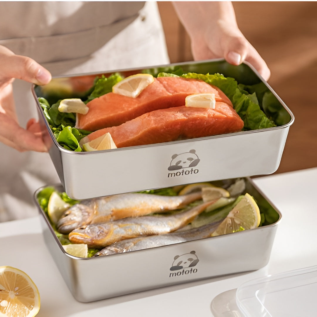 Steel Panda Container Set – Easy to Clean