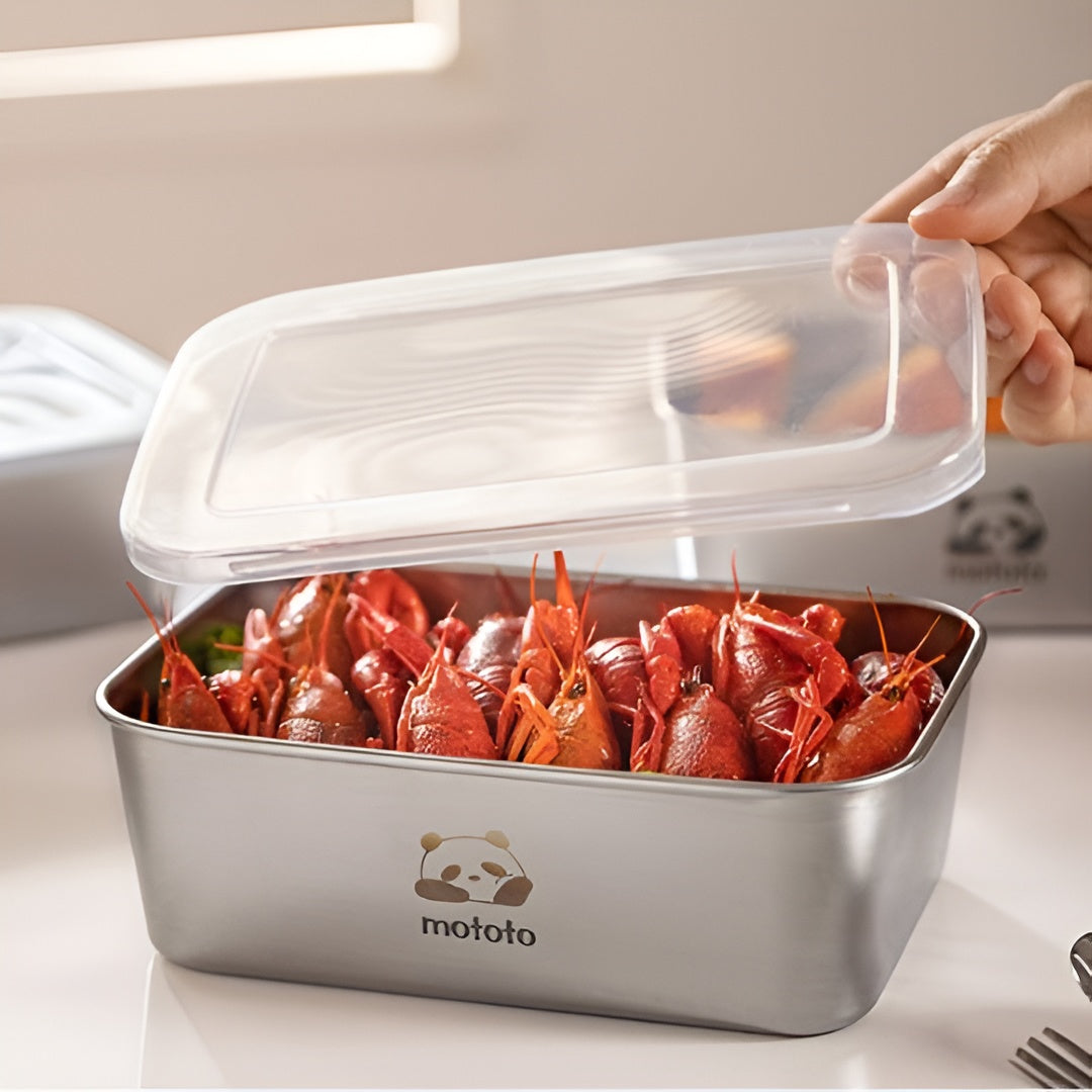 Steel Panda Container Set – Heat & Cold Friendly