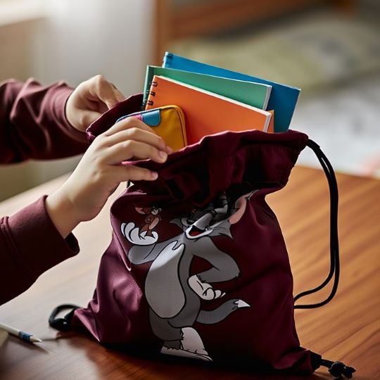 Tom & Jerry Drawstring Bag