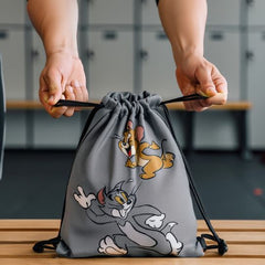 Tom & Jerry Drawstring Bag