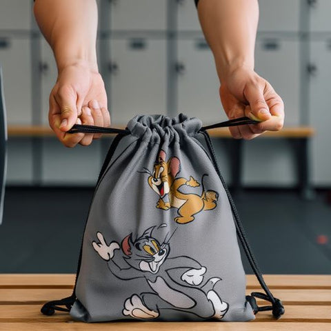 Tom & Jerry Drawstring Bag