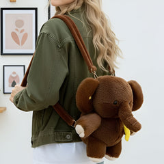 Plush Elephant Backpack