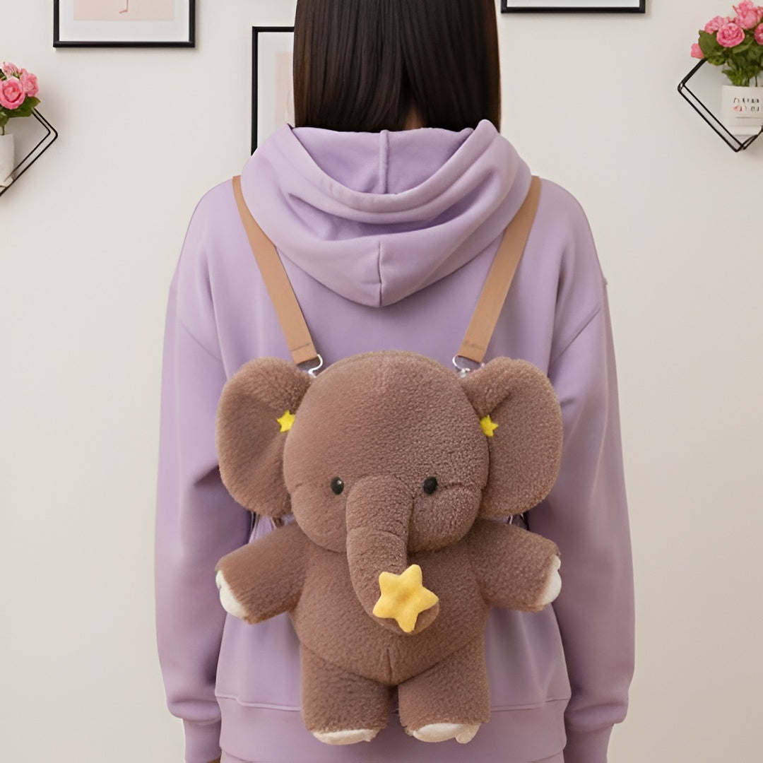Plush Elephant Backpack – Vensaa