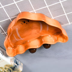 Cute Croissant Ceramic Plate