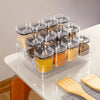 Spice Containers With Display Rack