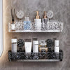 Crystal Glass Bathroom Organizer