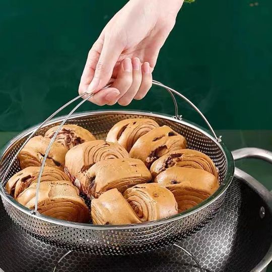 Stainless Steel Steaming Basket – Practical format