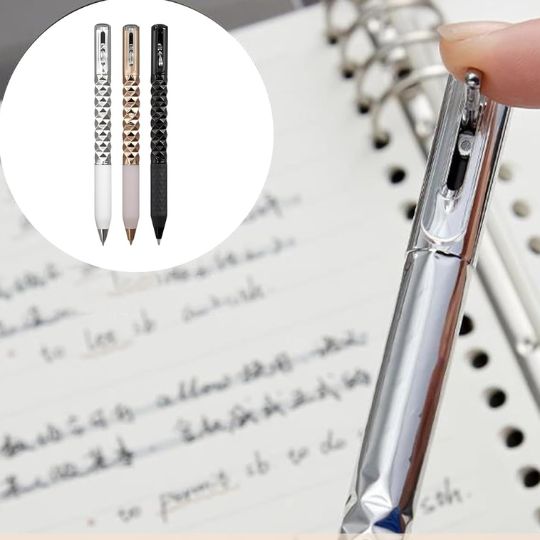 Geometric Crinkle Fidget Pen