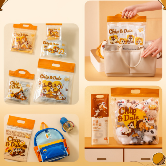 Handle Zipper Bag