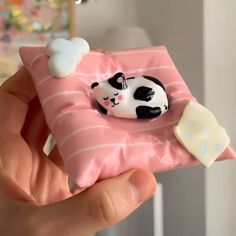 Sleeping Cat Figurine