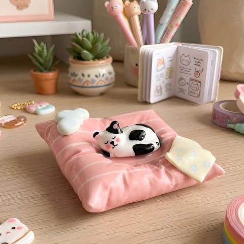 Sleeping Cat Figurine