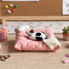 Sleeping Cat Figurine