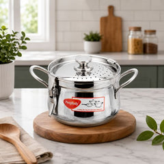 Stainless Steel Strainer Pot with Lock