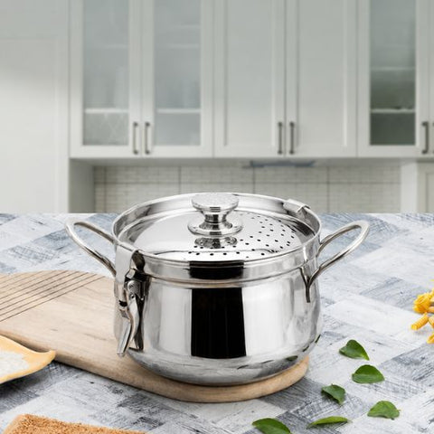 Stainless Steel Strainer Pot with Lock